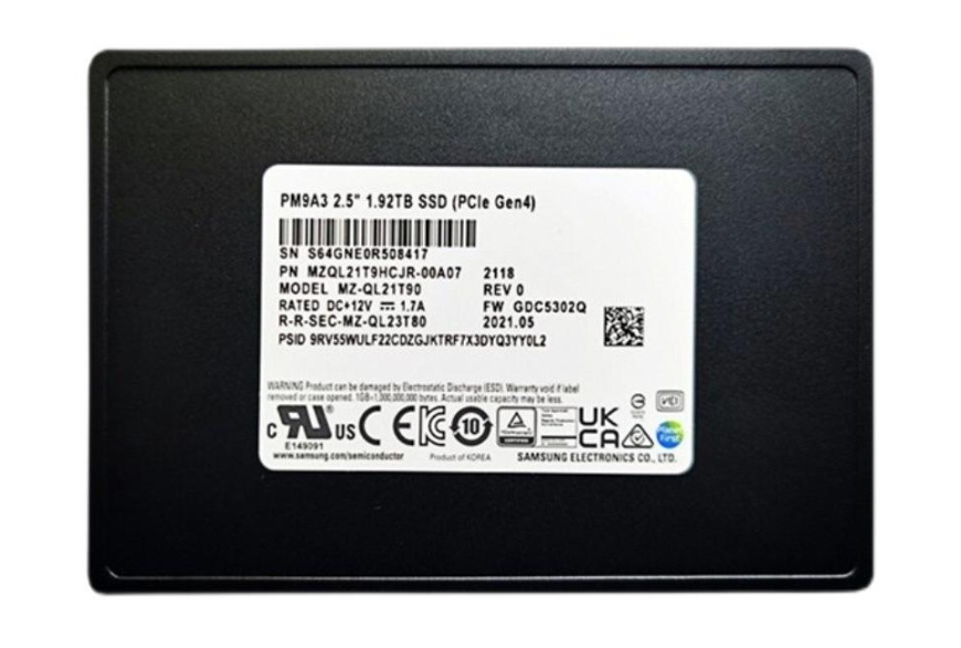Samsung SSD PM893 2.5 3.84T SATA MZ7L33T8HBLT-00A07